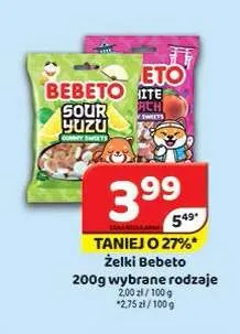 Żelki Bebeto promocja w Delfin