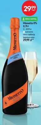 Wino bezalkoholowe Mionetto 0% wytrawne promocja w Żabka