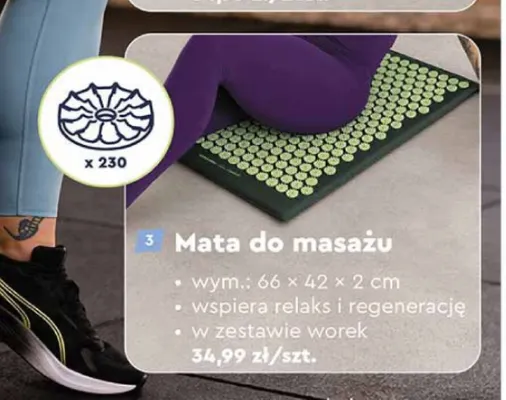 Mata do masażu Spokey promocja w Biedronka