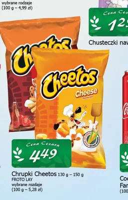 Chrupki Cheetos 150g promocja w CEZAR Delikatesy