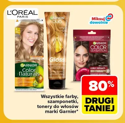 Farba do włosów Garnier Color Naturals promocja w Carrefour