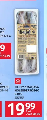Filety z matjasa holenderskiego Family Fish promocja w Selgros