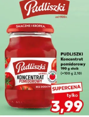 Koncentrat pomidorowy promocja w Kaufland