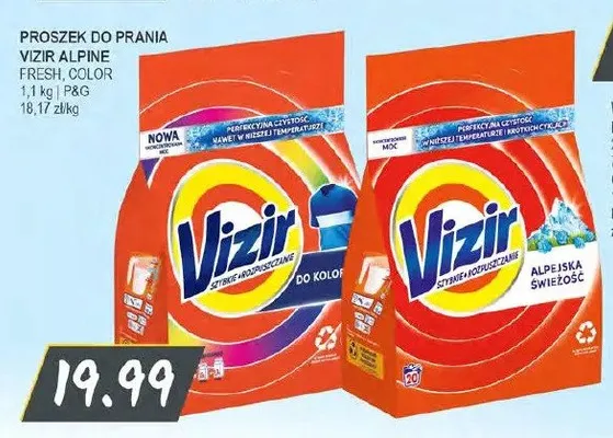 Proszek do prania Vizir Do Kolorów promocja w Słoneczko
