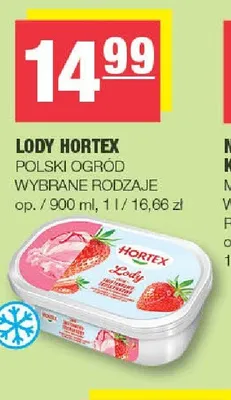 Lody Hortex promocja w SPAR