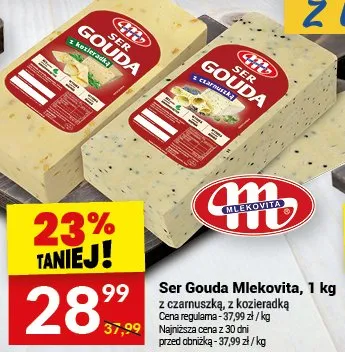 Ser Gouda Mlekovita promocja w Twój Market