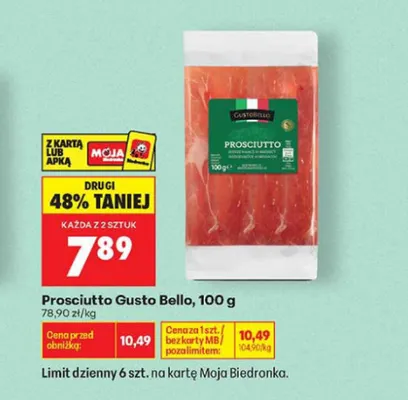Prosciutto Gusto Bello promocja w Biedronka