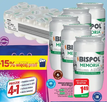 Wkład olejowy WO3 Bispol promocja w Dino