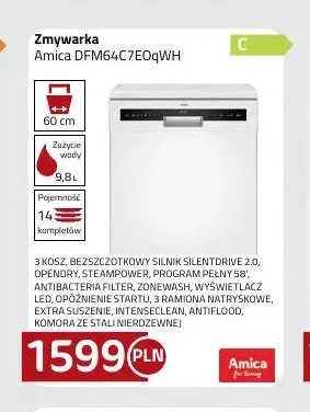 Zmywarka Amica DFM64C7EOqWH promocja w kakto.pl