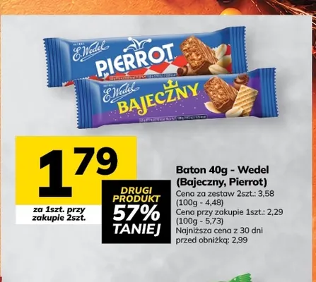 Baton Pierrot Wedel promocja w Hitpol