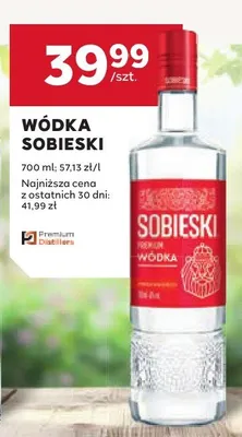 Wódka Sobieski promocja w Stokrotka