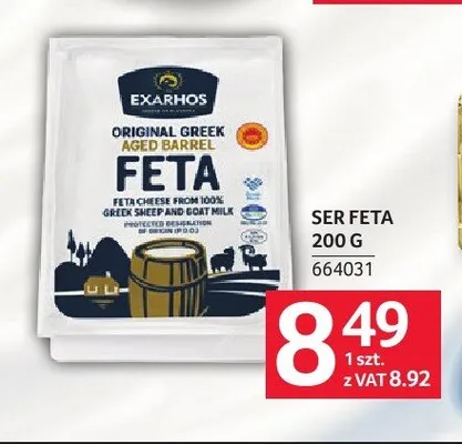 Ser Feta Exarhos promocja w Selgros