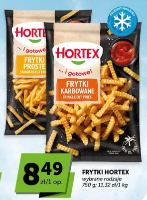 Frytki karbowane Hortex promocja w Euro Sklep