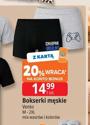 Bokserki męskie m-4xl Townland promocja w Leclerc