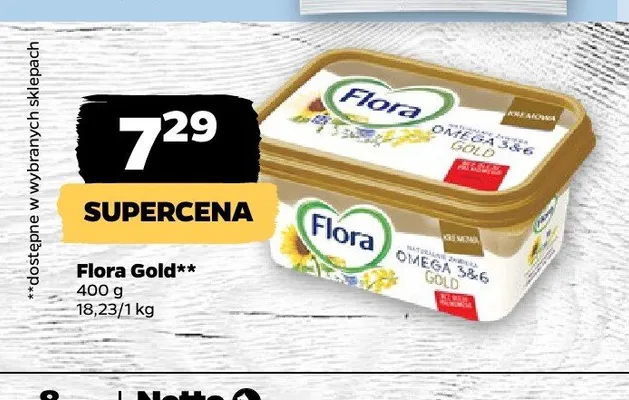 Margarina Flora Gold promocja w Netto