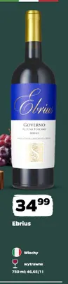 Wino czerwone Ebrius promocja w Netto