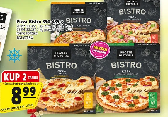 Pizza Bistro Proste Historie Iglotex promocja w Prim Market