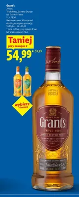 Whisky Grant's Triple Wood promocja w Lidl