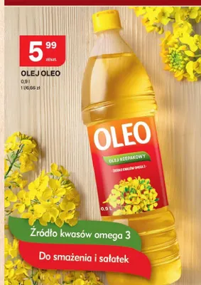 Olej rzepakowy Oleo promocja w Chorten