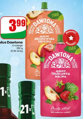 Mus Jabłko Brzoskwinia Gruszka Dawtona promocja w Dino