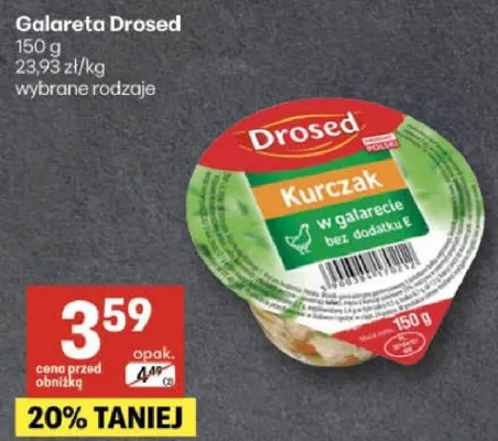 Galareta Drosed kurczak w galarecie promocja w Delikatesy Centrum