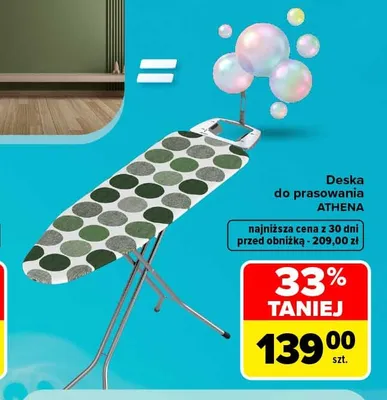 Deska do prasowania Athena promocja w Carrefour