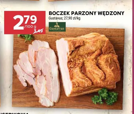 Boczek parzony wędzony Gustavus promocja w Stokrotka