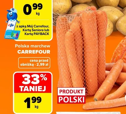 Marchew polska Carrefour promocja w Carrefour