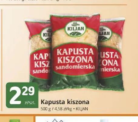 Kapusta kiszona sandomierska Kiljan promocja w Marketvita