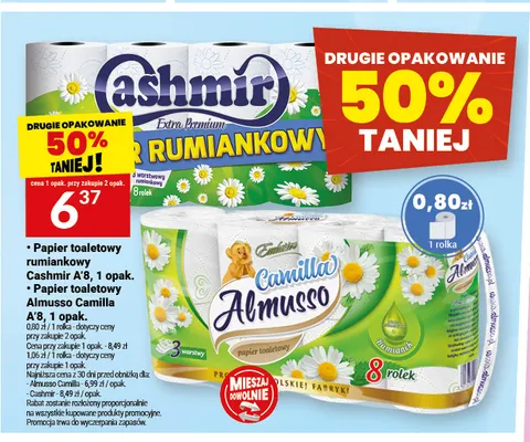 Papier toaletowy rumiankowy Bunny soft promocja w Twój Market