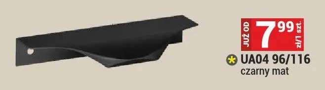 Uchwyt UA04 96/116 czarny mat promocja w Merkury Market