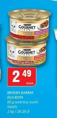 Mokra karma dla kota Gourmet Gold promocja w Chorten
