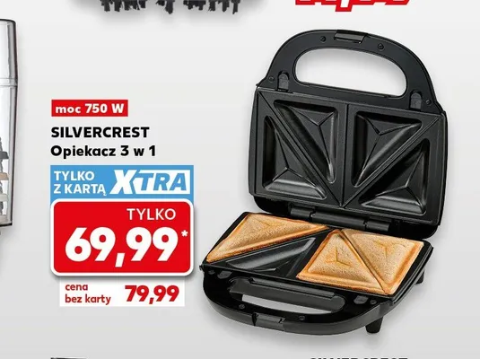 Opiekacz 3 w 1 Silvercrest promocja w Kaufland