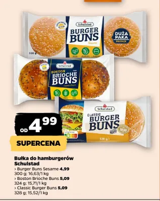 Bułka do hamburgerów Classic Burger Buns Schulstad promocja w Netto
