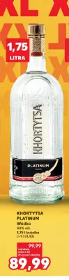 Wódka Khortytsa Platinum promocja w Kaufland