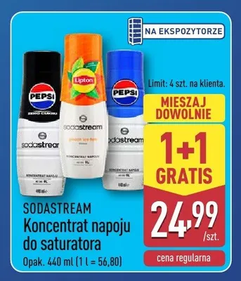 Koncentrat napoju do saturatora promocja w Aldi