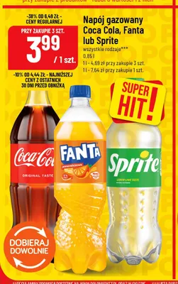 Napój gazowany Coca-Cola promocja w POLOmarket