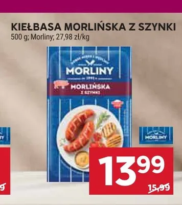 Kiełbasa Morlińska z szynki Morliny promocja w Stokrotka