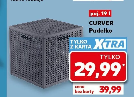 Pudełko Curver 19 l promocja w Kaufland