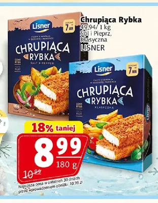 Chrupiąca rybka klasyczna Lisner promocja w Prim Market