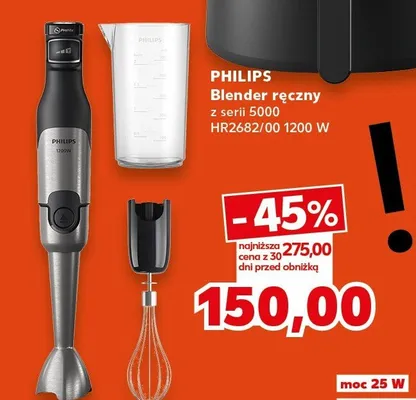 Blender ręczny z serii 5000 HR2682/00 1200 W promocja w Kaufland