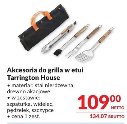Akcesoria do grilla w etui Tarrington House promocja w Makro