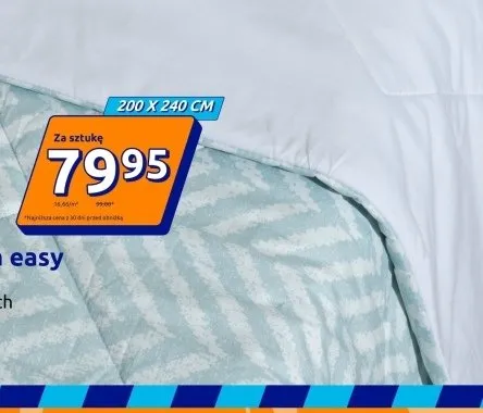 Chłodząca kołdra easy 200x240cm z powierzchnią Cool-Touch promocja w Action