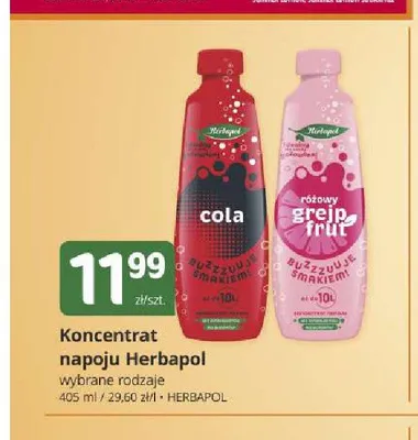 Syrop Herbapol o smaku cola promocja w Marketvita