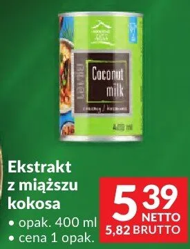 Ekstrakt z miąższu kokosa House of Asia promocja w Makro
