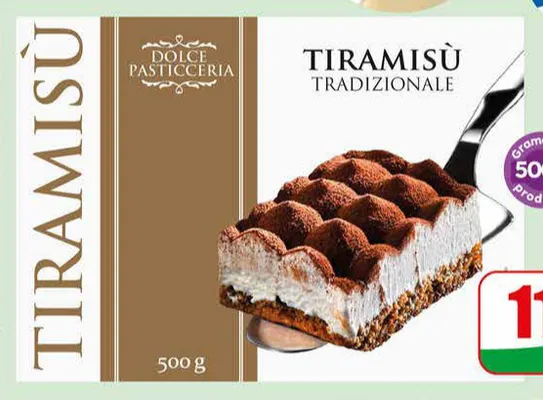 Deser tiramisu Dolce Pasticceria promocja w Dino