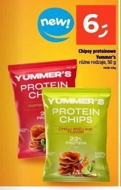 Chipsy proteinowe Yummer's Chilli and Lime promocja w Dealz