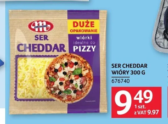 Ser cheddar wióry Mlekovita promocja w Selgros