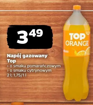 Napój gazowany o smaku pomarańczowym, o smaku cytrynowym promocja w Netto