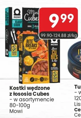 Kostki wędzone z łososia Cubes Mowi promocja w Market Point